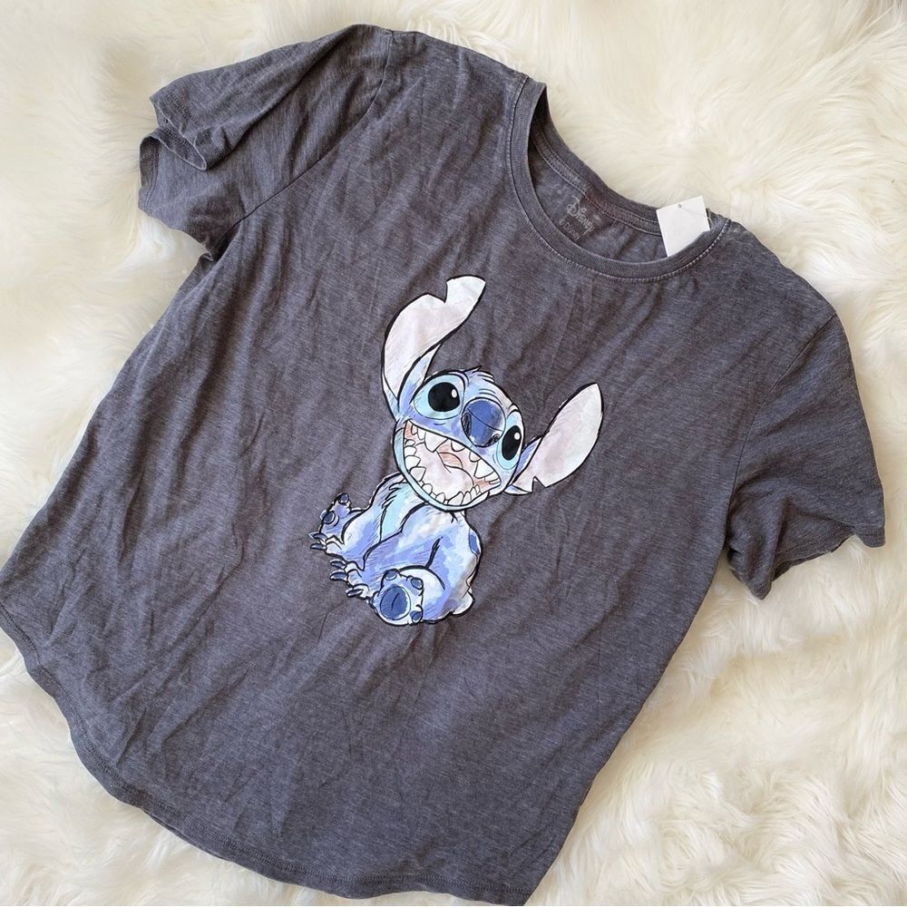 Disney Lilo & Stitch Watercolor Style Graphic Tee